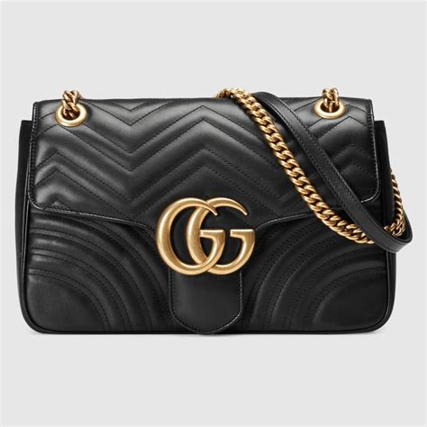 black gucci handbag fake